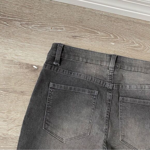 Cache Black Wash Straight Leg Boho Jeans SZ 2 - Picture 5 of 10